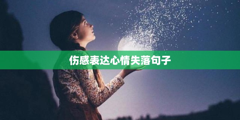 伤感表达心情失落句子